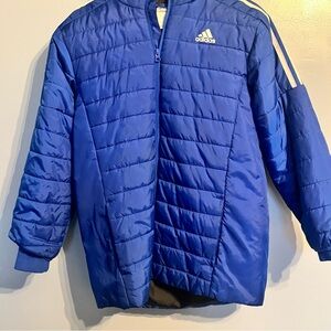 Adidas Royal Blue Quilted Jacket